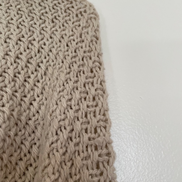 Boohoo Tan/Beige Boho Knit Cardigan Size M/L - Picture 10 of 15